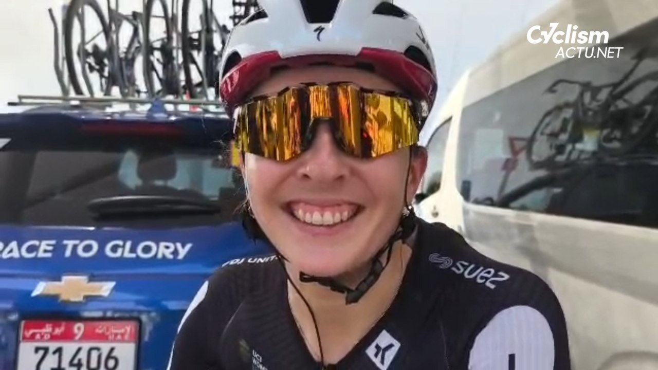 UAE Tour Femmes 2026 - Juliette Berthet (anciennement Labous) au départ de la 3e étape de l’UAE Tour !