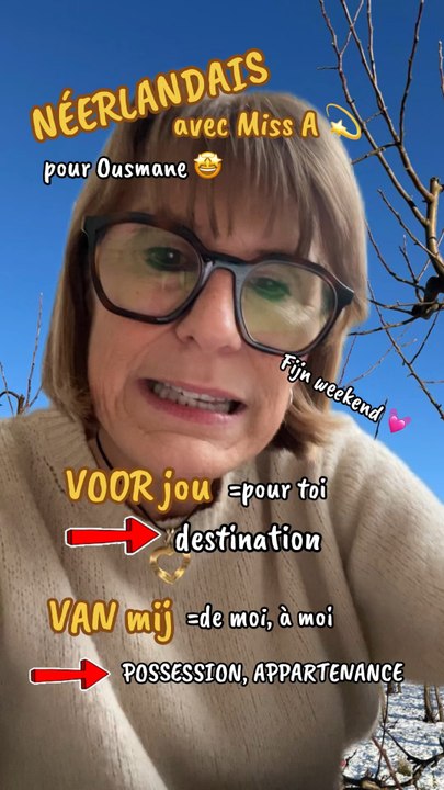 Apprendre le néerlandais avec Miss A 💫