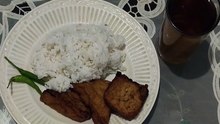 Menu makan Tempe dan tahu bacem