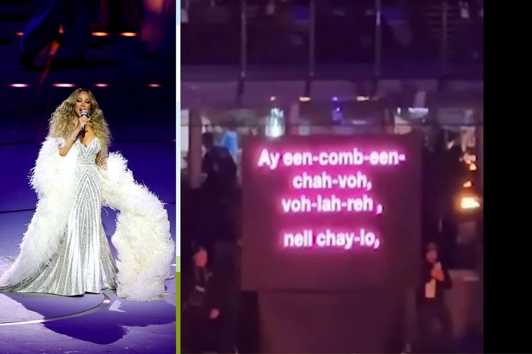 VIDEO / Milano-Cortina, a San Siro Mariah Carey canta 'Volare'. Il suo gobbo fa il giro del web