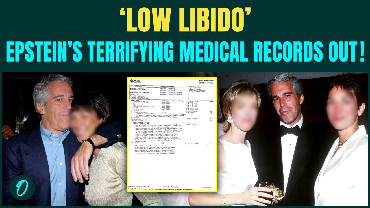 Epstein’s Disturbing Medical Records: Low Testosterone, Sexual Health Challenges, Blood in Urine