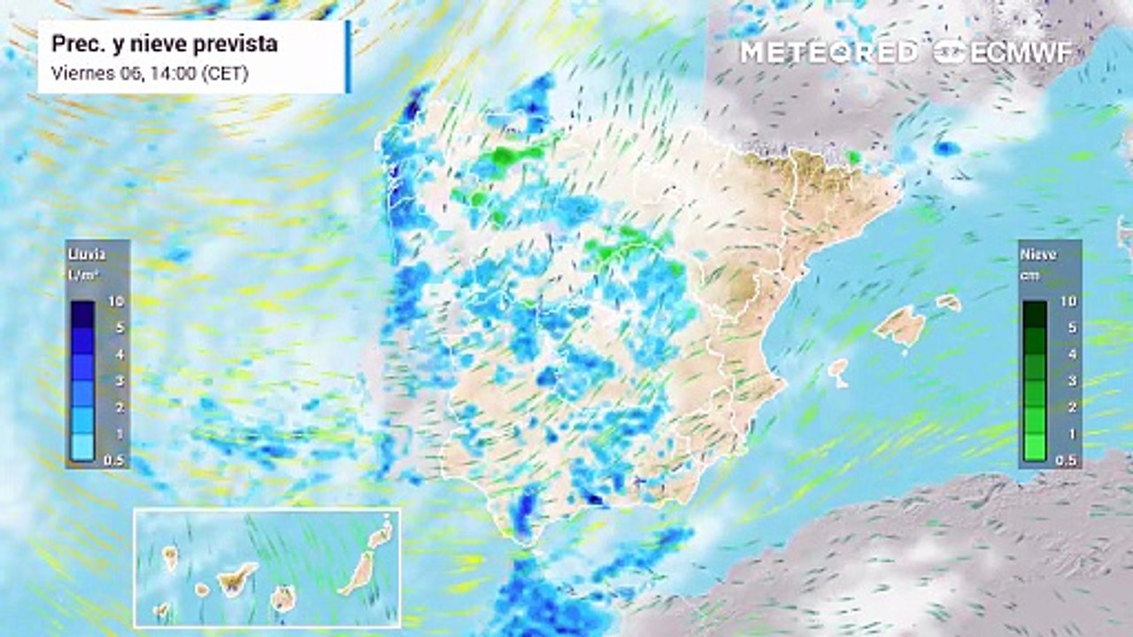 Marta dejará lluvias intensas en Andalucía