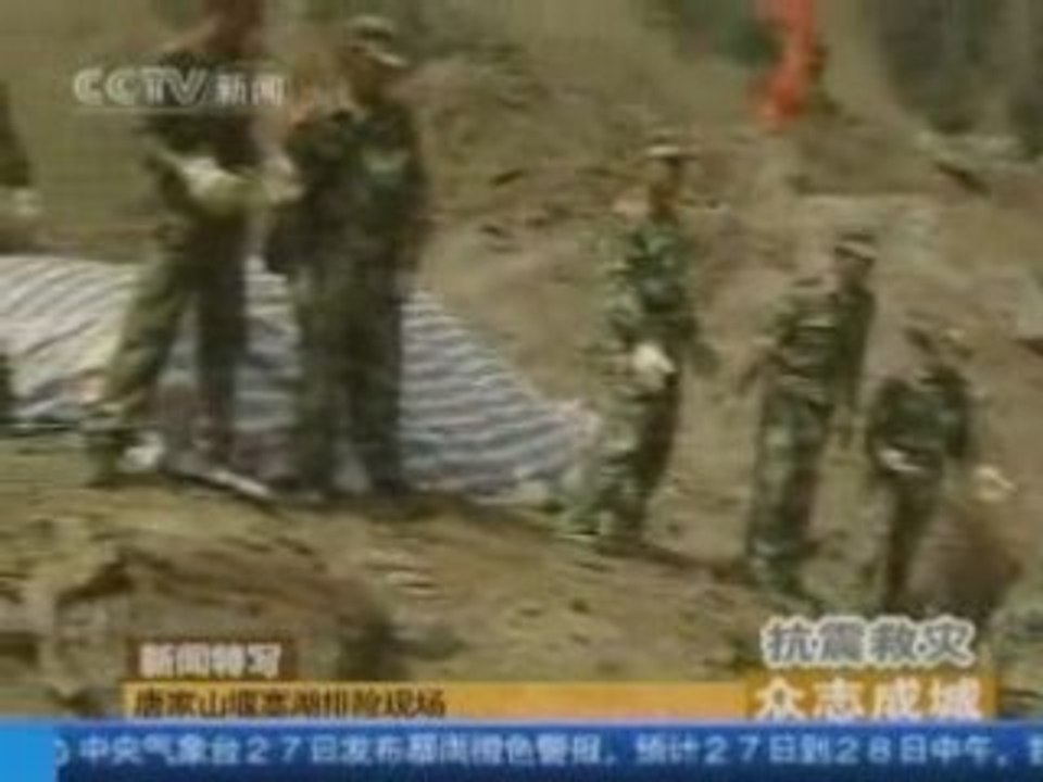 Chine : Endiguer un lac créé par le séisme