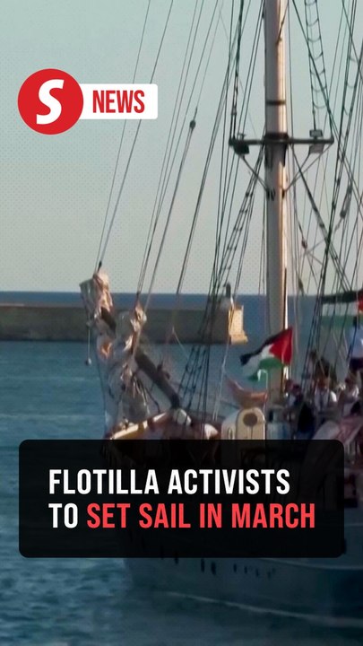Flotilla activists to make second attempt to bring aid to Gaza