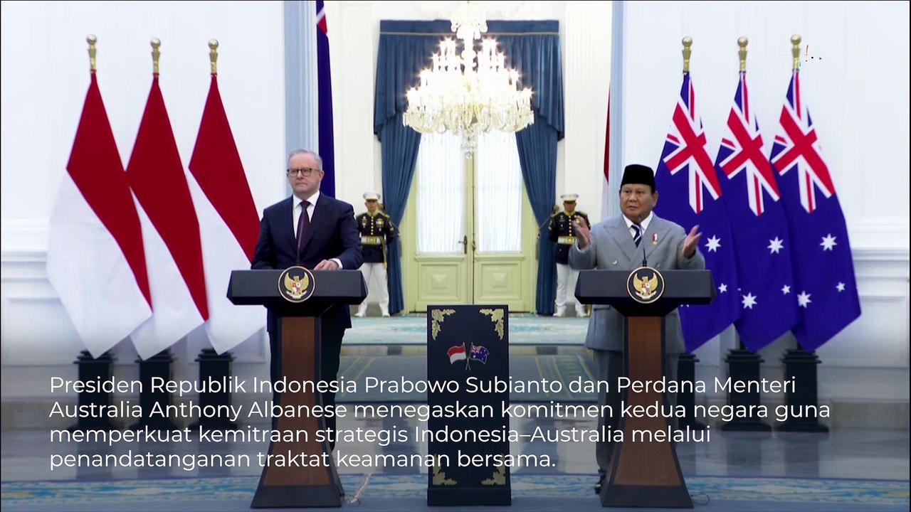 Prabowo dan PM Australia Sepakati Kerja Sama Perkuat Keamanan Kawasan Indo-Pasifik