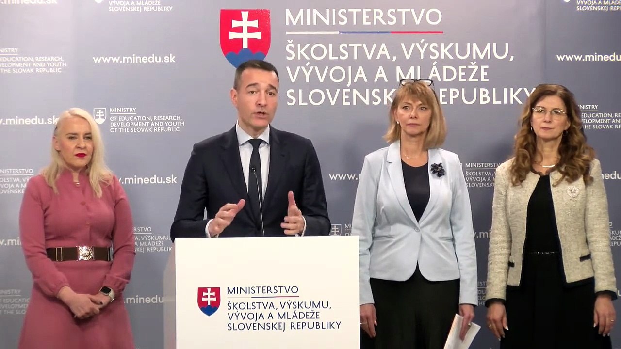 ZÁZNAM: T. Drucker: Riaditelia sa budú môcť prihlásiť na debaty k zmenám v legislatíve