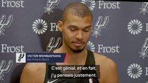 Spurs - Des fans bruyants même à l'extérieur, Wembanyama fait confiance aux 