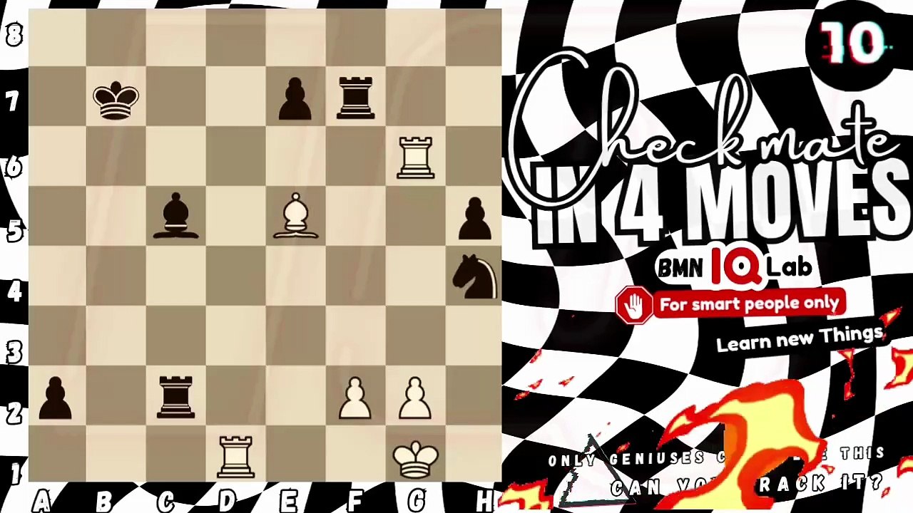#BrainError404 🧠⚠️ Can you checkmate in 4 moves? (P.26) (White to play)♟️