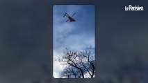 Paris : un hélicoptère au-dessus de l'Arc de Triomphe, la place de l'Etoile bouclée