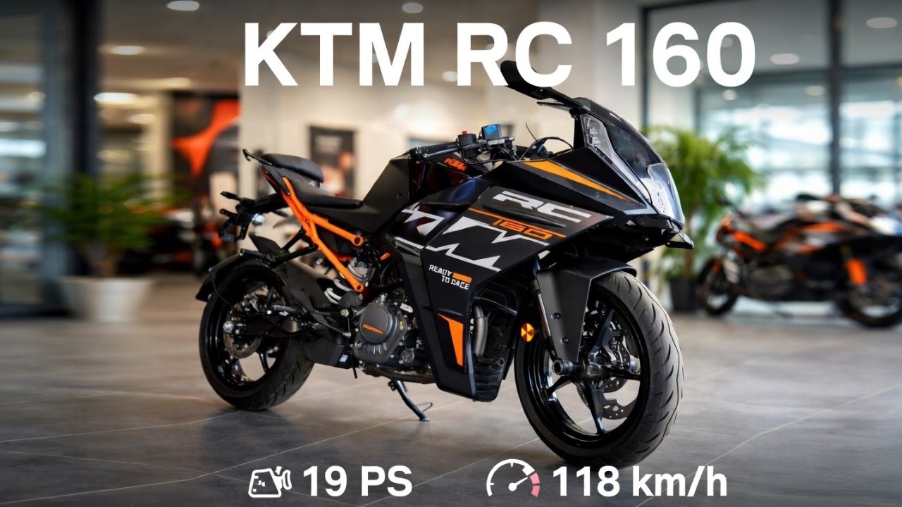 2026 KTM RC 160 im Supersport-Segment