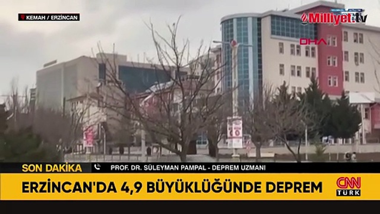 Erzincan'da 4.9 büyüklüğünde deprem