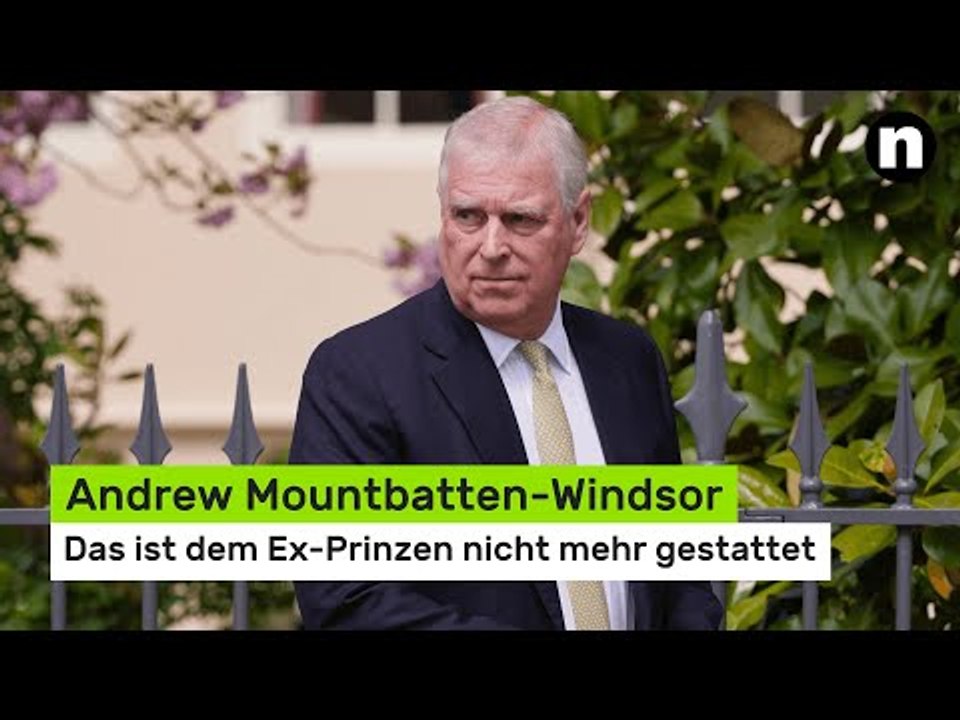 Andrew Mountbatten-Windsor: Das ist dem Ex-Prinzen nicht mehr gestattet