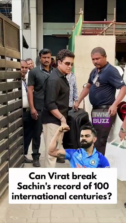 Virat Kohli vs Sachin Tendulkar: Can the King of Runs Reach 100 International Centuries?