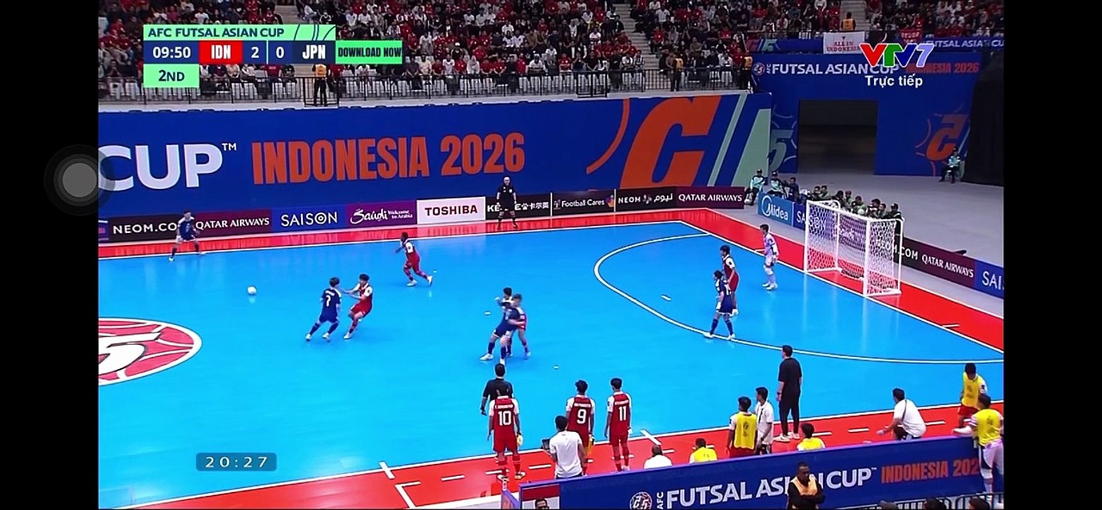 Highlight VTV7 | Futsal Indonesia 🇮🇩 5-3 Futsal Nhật Bản 🇯🇵 | Bán kết - VCK Futsal Châu Á năm 2026