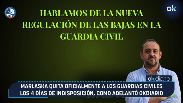 Marlaska quita oficialmente a los guardias civiles los 4 días de indisposición, como adelantó OKDIARIO