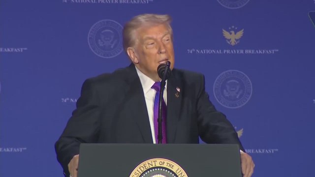 “How Can a Person of Faith Vote Democrat?” Trump Sparks Outrage at Prayer Breakfast