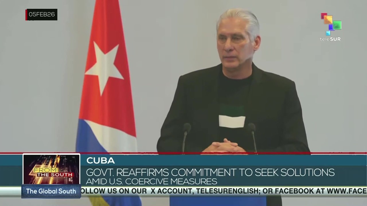 Cuban govt. reaffirms commitment to seek solutions amid U.S. coercive measures