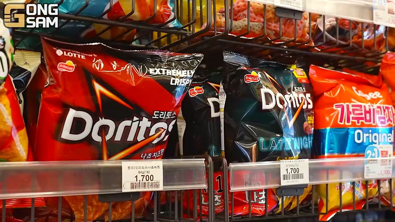 ASMR MUKBANG convenience store store, FIRE Noodle, HOT DOG, GIMBAP, Tteokbokki EATING SOUND !