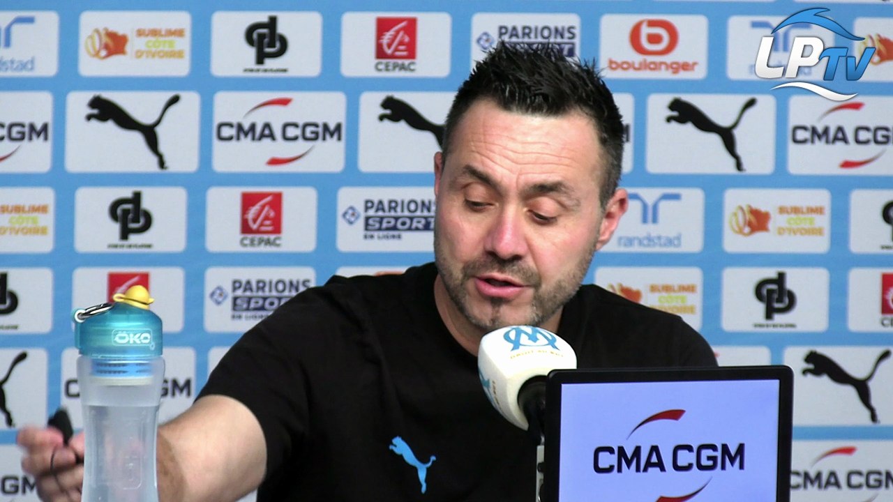 Conférence de presse de De Zerbi avant le match face au PSG
