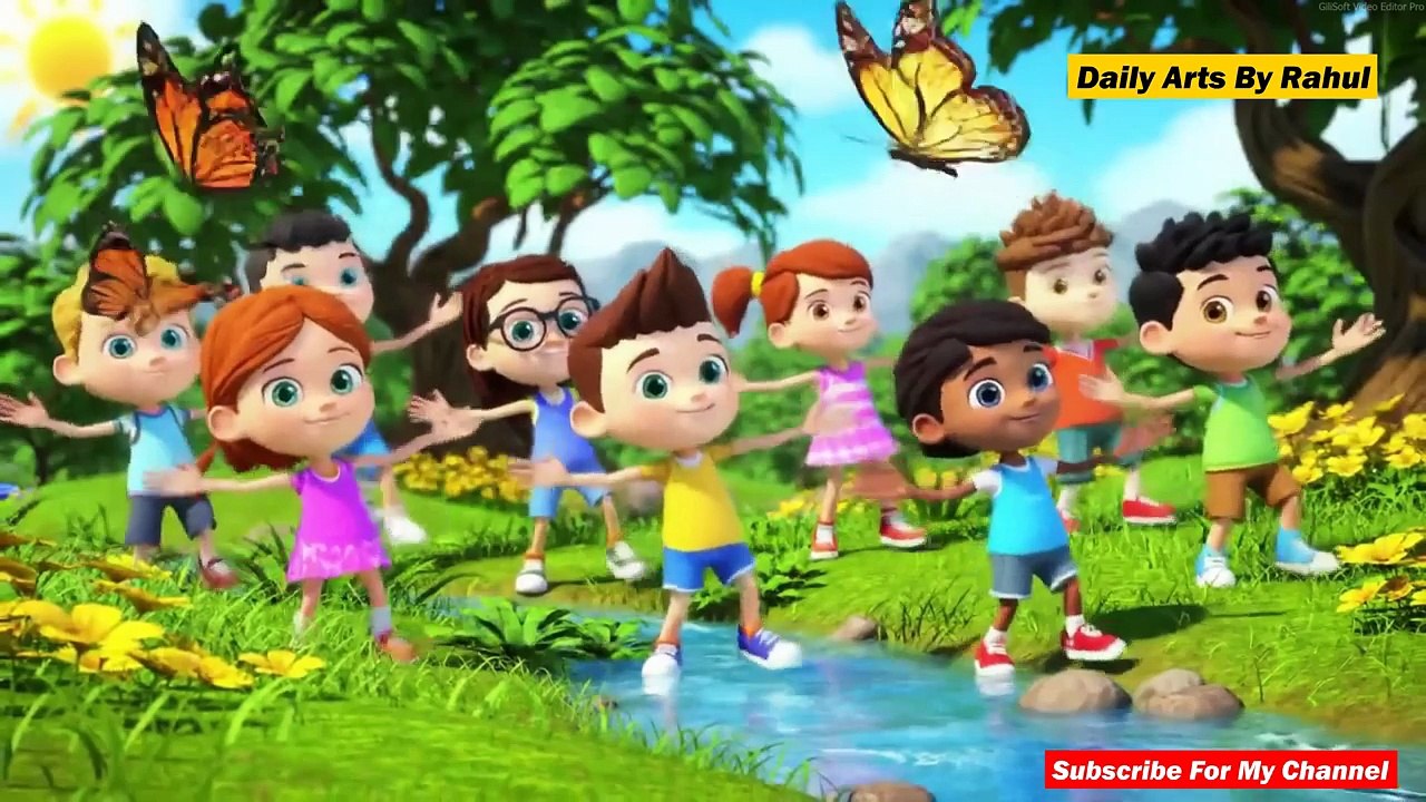 Ten Little Indians _ Nursery Rhymes with lyrics _ Song for kids