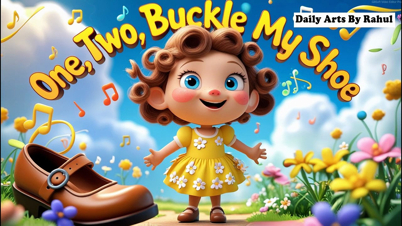 One, Two, Buckle My Shoe _ Nursery Rhymes for kids _ Learn for education