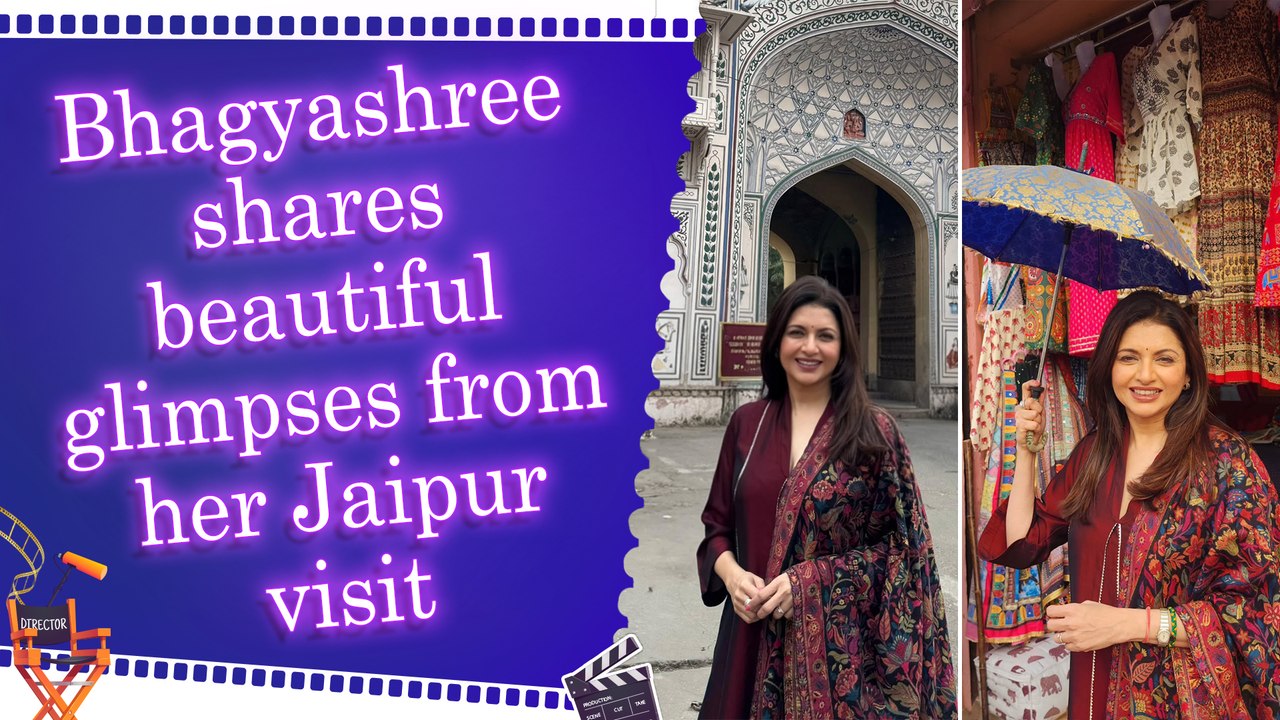 Bhagyashree shares stunning pictures from Jaipur, capturing the true charm of the Pink City