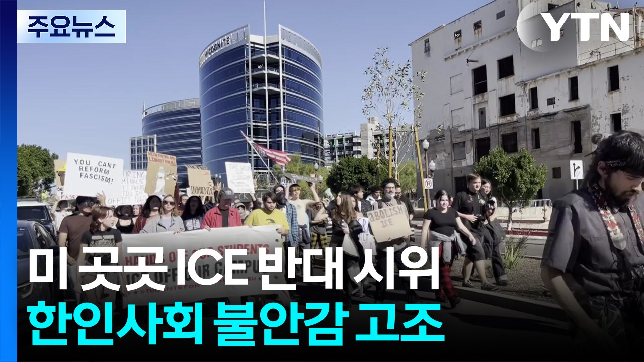 미 전역에 번진 ICE 반대 시위...한인 사회도 불안 고조 / YTN