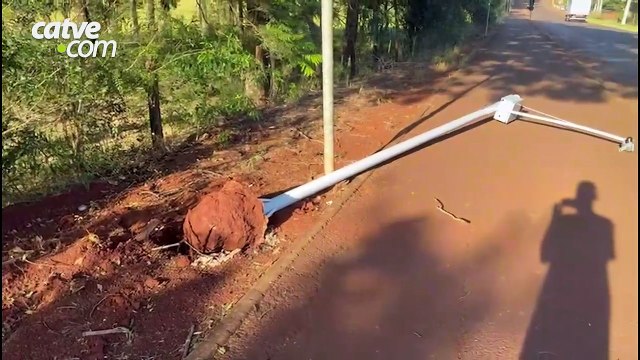 Câmeras de monitoramento são destruídas em ação de vandalismo em Mercedes