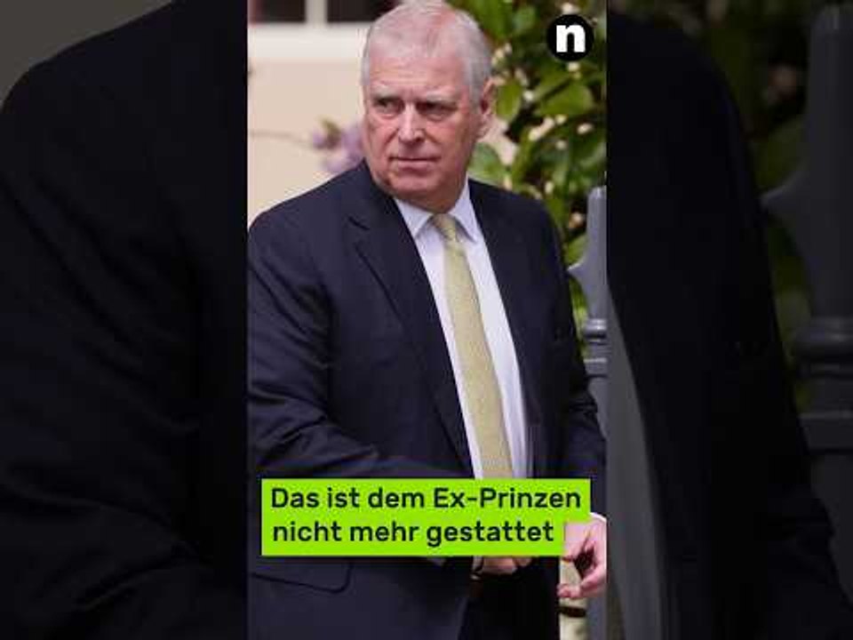 Andrew Mountbatten-Windsor: Das ist dem Ex-Prinzen nicht mehr gestattet