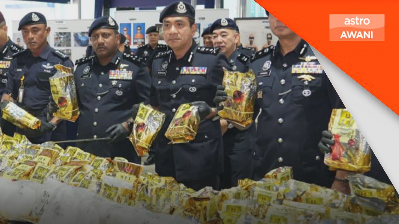 Tiga sindiket tumpas, rampas pelbagai dadah bernilai lebih RM200 juta