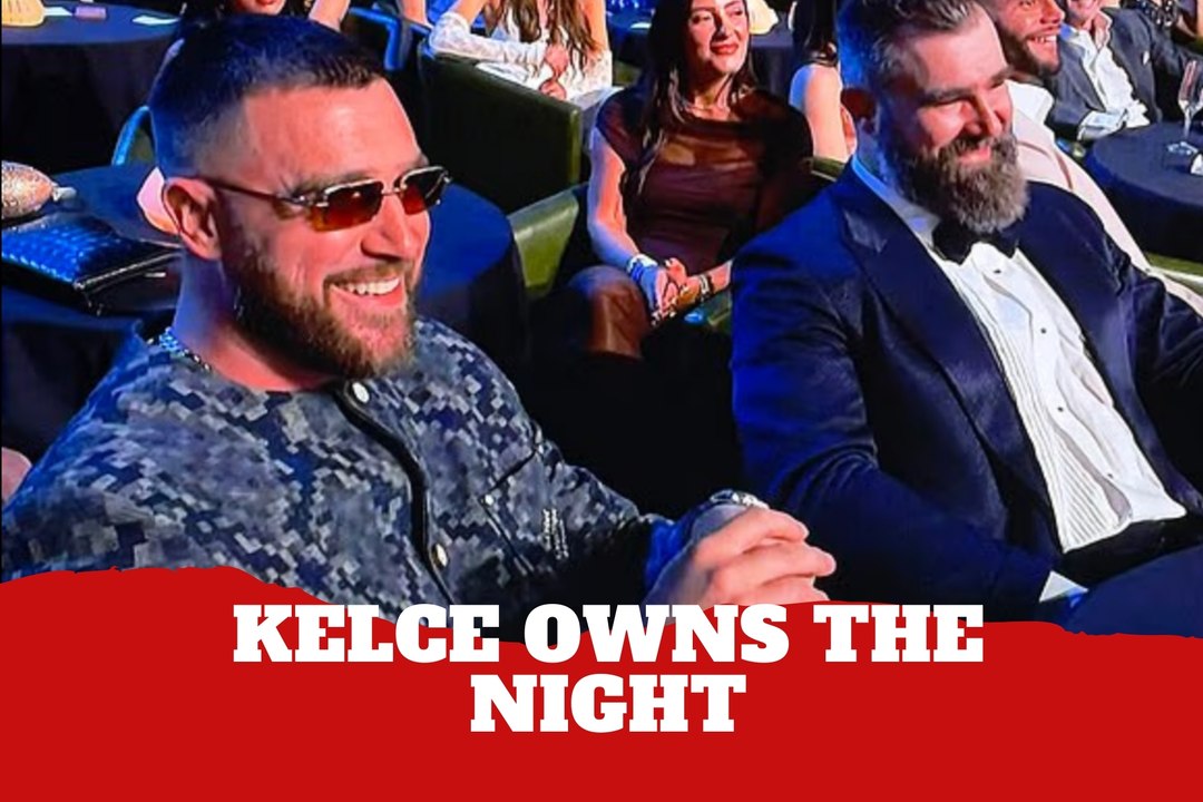 Travis Kelce turns heads with his NFL Honors outfit