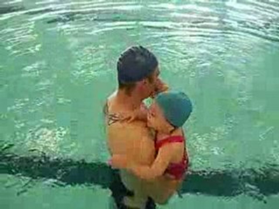 Angélina sous l'eau