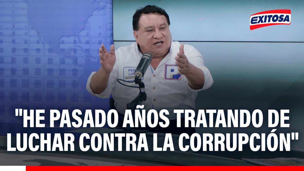 José Luna: "He pasado años tratando de luchar contra la corrupción, presenté 15 mil denuncias"