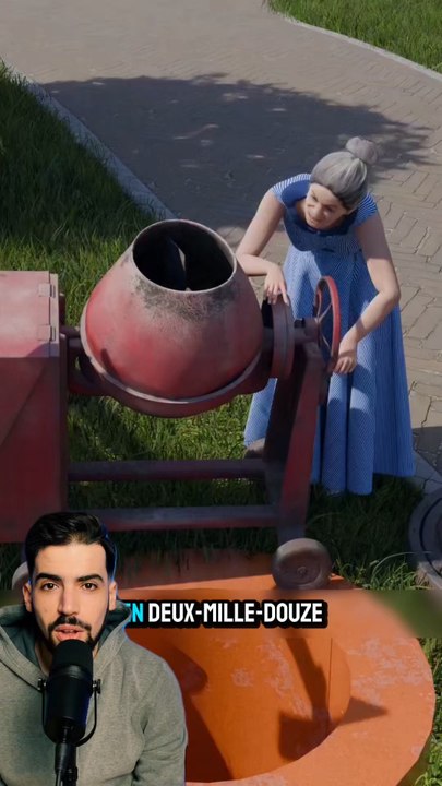 Elle a coule du béton