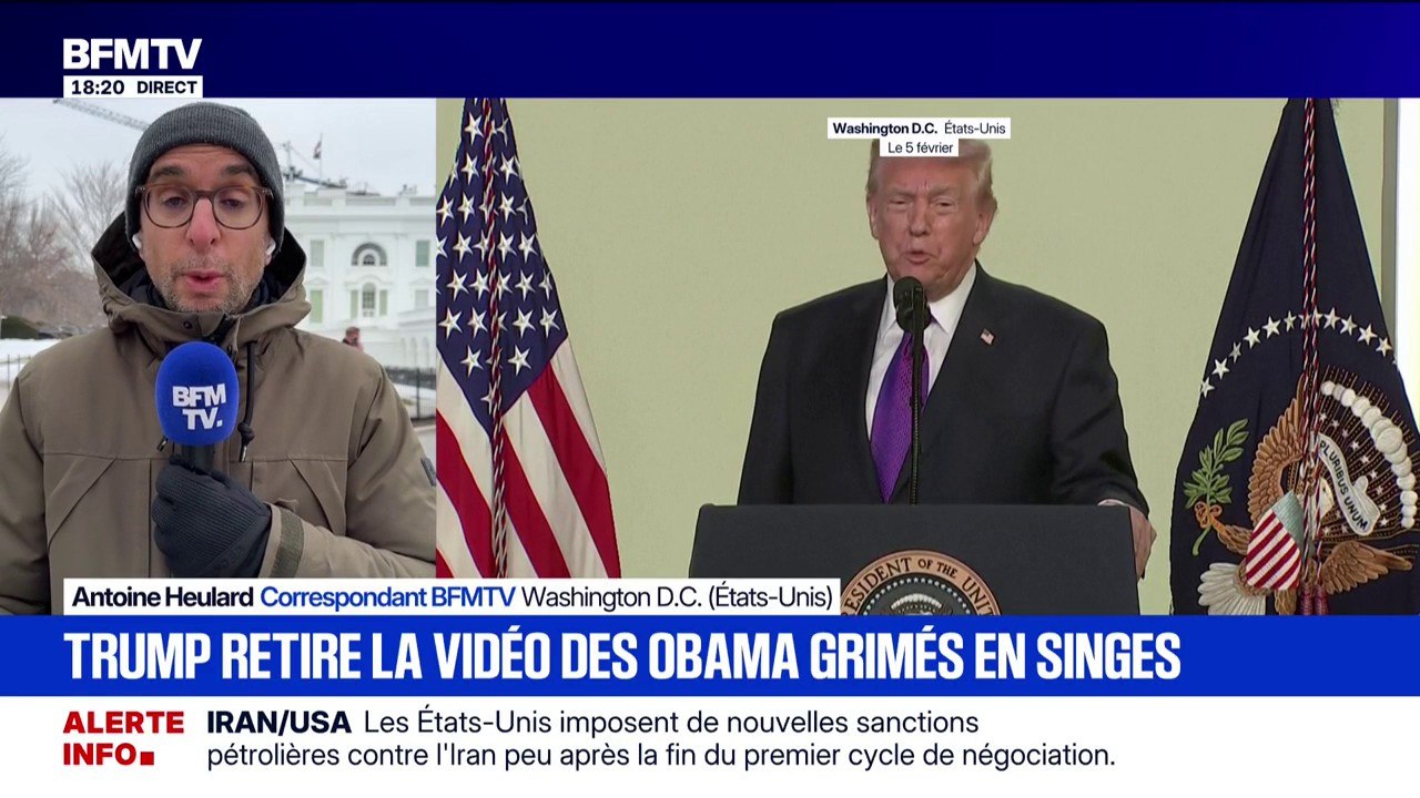 Donald Trump a finalement retiré la vidéo représentant les Obama grimés en singes