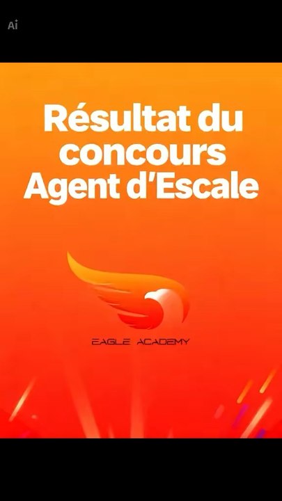 Résultat concours Agent d’escale