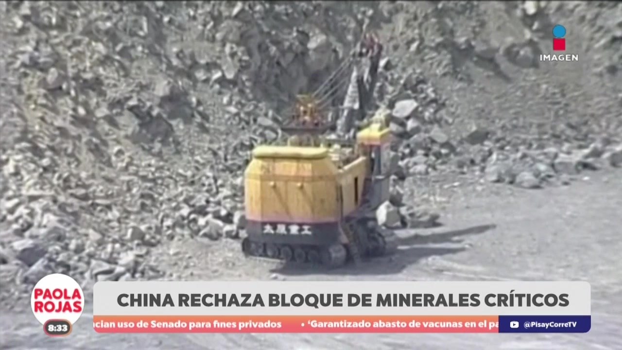 China se opone a bloque internacional de minerales críticos | DPC con Paola Rojas