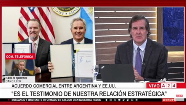 Pablo Quirno: Es una decisión del gobierno de EE.UU. directamente, que está NO comprendida dentro del acuerdo