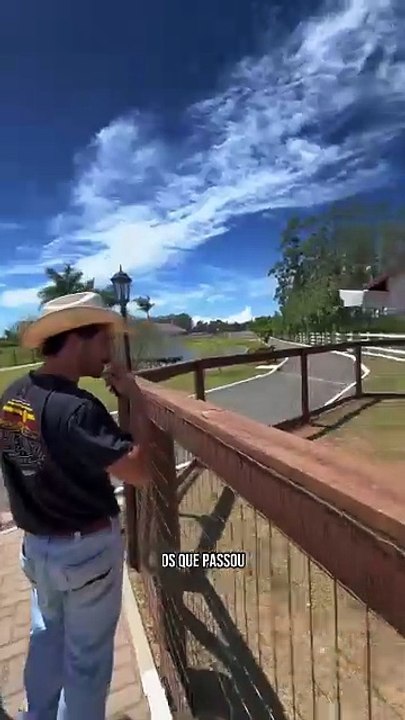 Influenciador "cowboy" abre as portas e mostra rancho estilo texano no Sul de SC