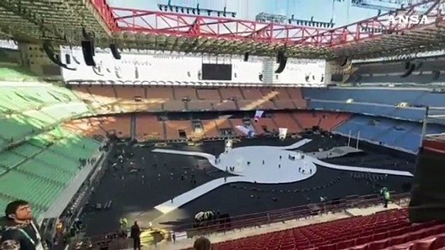 Milano Cortina, i preparativi della cerimonia d'apertura a San Siro