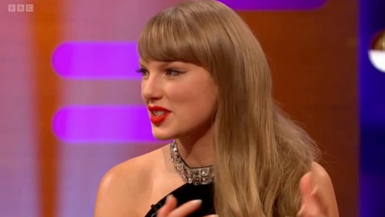Watch chat show conversation that inspired Taylor Swift’s star-studded new music video