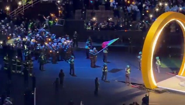 Cerimonia inaugurale delle Olimpiadi: l'ingresso della nazionale azzurra a San Siro