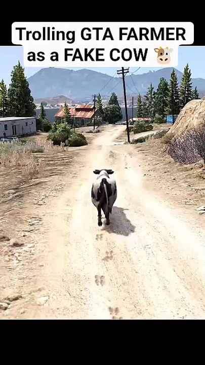 Trolling GTA Player as a FAKE COW in GTA V #gta #gtaviral #games #gameplay #gtaonline