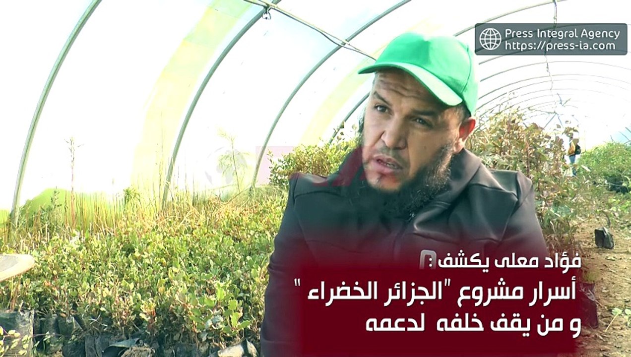فؤاد معلى ٬ يكشف أسرار مشروع “الجزائر الخضراء” و من يقف خلفه لدعمه في غرس ملايين الأشجار