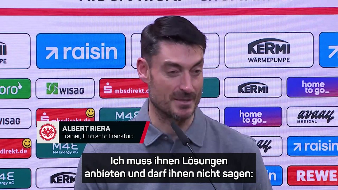 Riera sucht Fehler nicht bei Spielern: 'Kann sie nicht bestrafen'