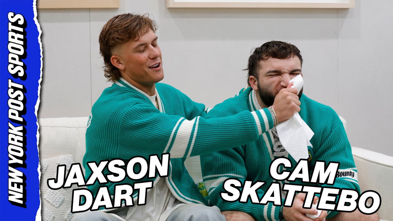 Jaxson Dart & Cam Skattebo on Matt Nagy as Giants OC, lessons from first year in NFL