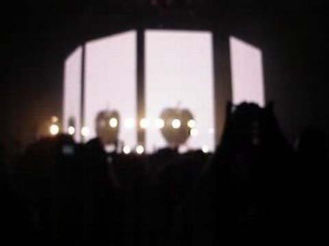 Entrée de Calogero, concert album Pomme C