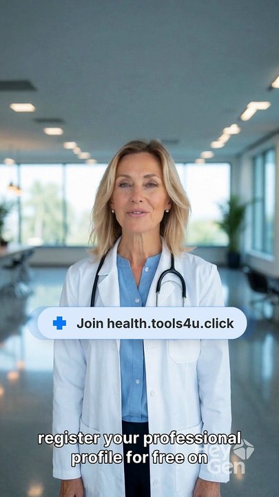 Healthcare Platform Invitation - Portrait Version