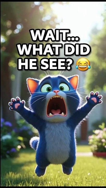 “Blue Cat Panic! Cartoon Short 😳 | Funny Slapstick Clip”