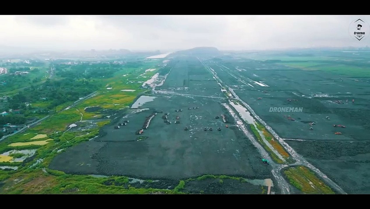 Navi Mumbai International Airport Progress I Navi Mumbai Airport Drone View